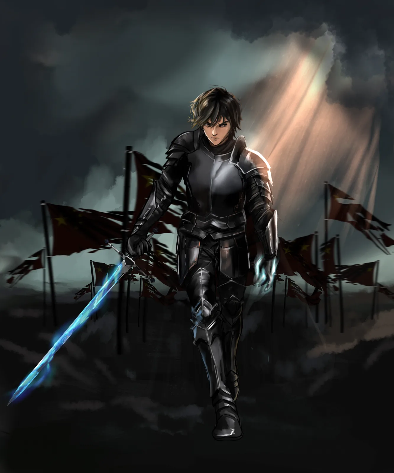 Last Standard, finished illustration by Hazel Clark
