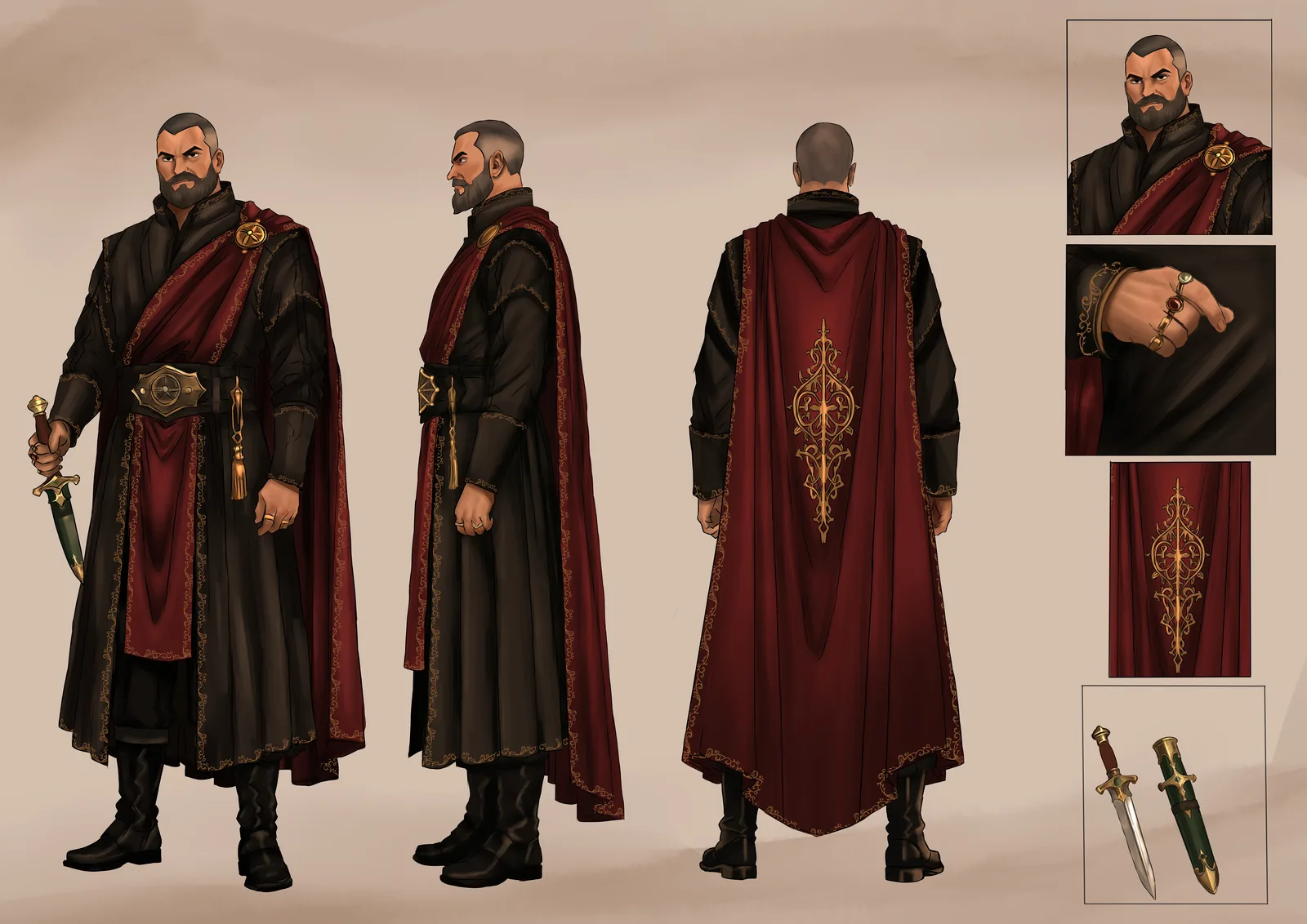 The Order, finished illustration by Hazel Clark